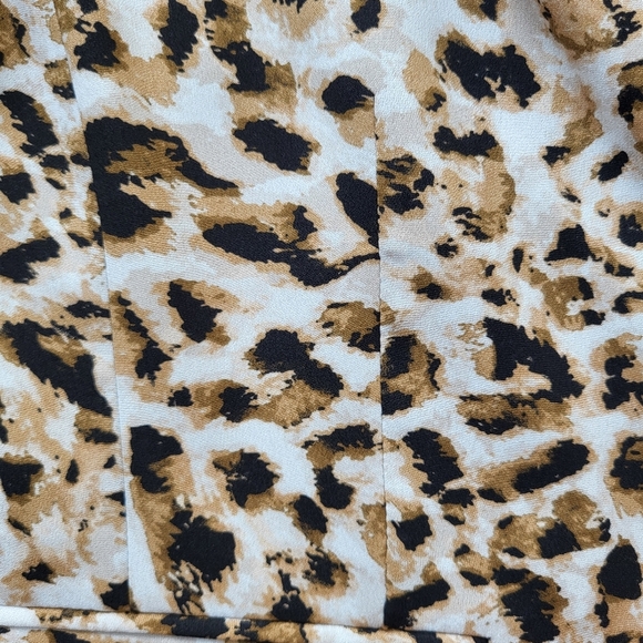 CALVIN KLEIN Womens Black Animal Print Blazer Jacket Plus Size 20W  (NWT) - Picture 7 of 11